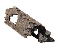 SMASOLO Souche Décorative en Résine pour Aquarium Tronc d'arbre Réaliste Écorce Extra-Large Décor sous-Marin pour Poissons et Bassins