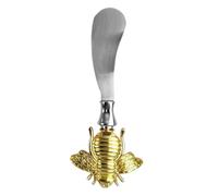 SMASOLO Spatule à Fromage Inoxydable Dorée avec Abeille Épandeur Portable pour Beurre Confiture et Pâte à Ustensile de Cuisine pour Restaurant et Maison