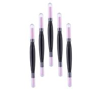 SMASOLO Stylo De Polissage Ongles Double Tête 5 Pièces En Quartz Et Plastique Pour Pédicure Femmes Et Hommes Soin Des Cuticules Usage Salon Manucure