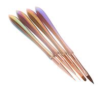 SMASOLO Stylos Nail Art Gel 4 Pièces Multifonctions Pour Dessin, Stylo Graffiti Points, Usage Professionnel Et Amateur, Kit Décoration Ongles Maison Et Voyage, Embouts Variés