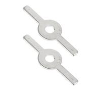 SMASOLO Support à Saucisses en Acier Inoxydable 55 MM Lot de 2 set de Pièces pour Hachoir à Viande Domestique Ustensiles Cuisine Professionnels pour Broyage et Maintien Viande