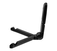 SMASOLO Support de Disque Vinyle Pliable Plastique Rangement et Présentation Ajustable pour Bureau et Maison Étagère de Stockage Compacte pour Albums Support Tabletop Noir