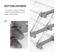 SMASOLO Support de Verre à Pied Rétractable PP Gris Rangement Escamotable pour Verres à Vin Égouttoir Pratique et Compact pour Cuisine et Salle à Manger