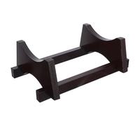 SMASOLO Support en Chêne pour Fût de Vin 3l Marron, Porte-Seau à Vin Robuste, Présentoir Distributeur de Boissons Polyvalent pour Comptoir, Support pour Carafe à Eau et Rehausseur