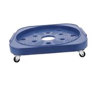 SMASOLO Support Mobile pour Bonbonne de Gaz Acier Inoxydable avec Roues Rack de Cuisine sans Installation Base Robuste pour Bouteille de Gaz Rangement Pratique pour Camping et Maison