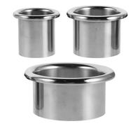 SMASOLO Support pour Sèche-Cheveux en Acier Inoxydable Lot de 3 Anneaux Compacts Rangement Stable et Pratique pour Salle de Bain ou Bureau Organisateur Multifonction pour Outils de