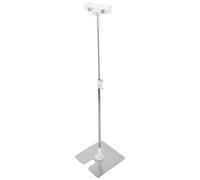 SMASOLO Support Présentoir Affiches Inox Réglable avec Pied Stable Porte-affiche sur Pied pour Restaurant et Commerce Support Présentation Menu et Signalétique Ajustable Présentoir