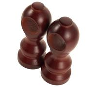 SMASOLO Supports Muraux en Bois pour Tringles à Rideaux 28 MM Lot de 2 Pièces Fixation Solide pour Rideaux Lourds Compatibles Salle de Bain et Chambre Supports Robustes pour