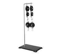 SMASOLO Système de Poulie Acier Galvanisé avec Base Renforcée Kit Complet pour Expériences de Physique et Enseignement Mécanique Laboratoire Scolaire