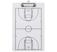 SMASOLO Tableau d'Entraîneur Basket Effaçable en PVC Léger et Compact, Planche Coaching Basketball Résistante aux Intempéries, Outil d'Analyse Stratégique pour Match Professionnel