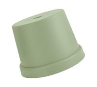 SMASOLO Tabouret Plastique Léger Antidérapant pour Garçon Fille Petit Siège Portable avec Poignée Tabouret Empilable pour Changer de Chaussures Maison Cuisine et Salon Vert Grand Modèle