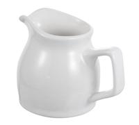 SMASOLO Tasse Céramique avec Poignée pour Mousse de Lait Crémier Polyvalent pour Café Sauce et Émulsion Verseuse Porcelaine Facile à Utiliser et Nettoyer