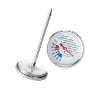 SMASOLO Thermomètre à Viande Acier Inoxydable pour Cuisson Précise Bbq Cuisine Intérieure et Extérieure