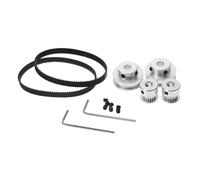 SMASOLO Timing Pulley Kit Teeth With Closed Loop Belt Replacement Courroie Dentée For Industrial Automation And Mechanical Systems