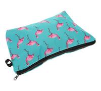 SMASOLO Trousse De Maquillage Portable Flamant Rose Compacte Légère Paquet De Rangement pour Cosmétiques Femmes Et Filles Voyage Activités Extérieures