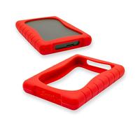 Smast® Coque Disque Dur Externe 2,5" Couverture en Silicone Antichoc antichute antidérapant, Compatible Con S34g4t3: Basic 1TB/2TB, One Touch 1TB/2TB, Expansion 1TB/2TB, S4msung M3,M4xt0r M33 (Rouge)