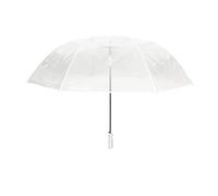 SMATI Grand Parapluie Golf, Parapluie Transparent, Ouverture automatique, Unisex, Pour 2 personnes, Mariage, Couleur Liseret BLANC