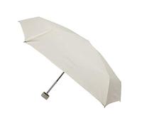 SMATI Mini Parapluie/ombrelle ANTI UV pliant compact - Taille Poche 18cm, résistant au vent, 200g ultra léger, manuel, Parapluie de voyage, Couleur IVOIRE