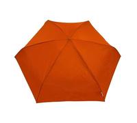 SMATI Mini Parapluie pliant compact écologigue - Taille Poche 18cm, tissus en PET recyclé, résistant au vent, 200g ultra léger, manuel, Parapluie de voyage, Parapluie mixte, Couleur ORANGE