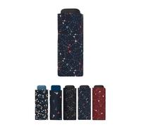 SMATI Mini Parapluie pliant compact - Taille Poche 18cm, résistant au vent, 200g ultra léger, manuel, Parapluie de voyage, Parapluie Femme, CERF-VOLANT BLEU