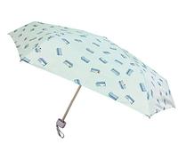 SMATI Mini Parapluie pliant compact - Taille Poche 18cm, résistant au vent, 200g ultra léger, Parapluie manuel, Parapluie de voyage, Parapluie Femme, Couleur TRANSAT