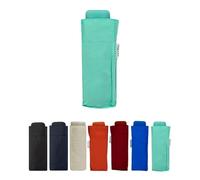 SMATI Mini Parapluie Pliant Compact, Taille Poche (18cm), Ultra Léger (200g.), Parapluie de voyage, Parapluie Femme, Couleur TURQUOISE