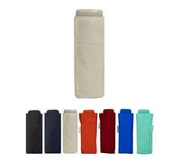 SMATI Mini Parapluie/ombrelle ANTI UV pliant compact - Taille Poche 18cm, résistant au vent, 200g ultra léger, manuel, Parapluie de voyage, Couleur IVOIRE
