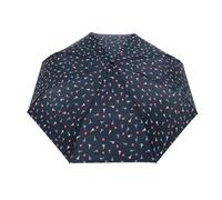 SMATI Parapluie Compact Pliant - ouverture et fermeture automatique ; 8 Baleines en fibre de verre ; Résistant au vent ; Robuste ; Diamètre=90cm ;classique ; Motif:TOUR EIFFEL CŒUR ROUGE