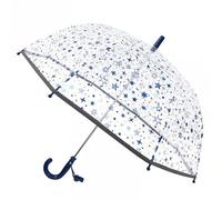 SMATI | Parapluie enfant transparent Étoiles Bleu - Bleu - 71 x 67 cm