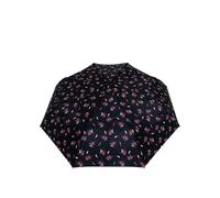 SMATI Parapluie pliant compact ouverture et fermeture automatique 8 baleines en fibre de verre Robuste Diamètre=98cm grand classique Couvercle de protection Parapluie de femme MOTIF PLUME