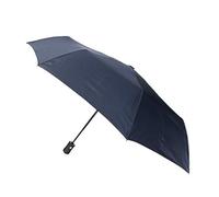 SMATI Parapluie Pliant Homme - ouverture et fermeture automatique ;Baleines en fibre de verre ; Résistant au vent ; Robuste ; Diamètre=97cm ; classique ; Housse de protection ; Couleur BLEU MARINE