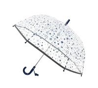 SMATI Parapluie transparent étoiles bleues - enfants, medium