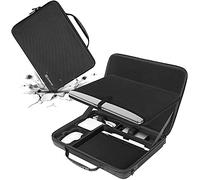 Smatree 15,6" Sacoche de Transport Rigide Compatible avec Samsung Galaxy Book2 Pro 15,6 pouces/Book Pro 360 15,6" housse, Super Protection, Sac avec Compartiment de Rangement pour Accessoires, Noir