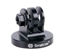 Smatree Adaptateur de trépied en Aluminium pour caméras GoPro Session, GoPro Hero 2018, GoPro Hero Fusion, GoPro Hero 11/10/9/8/7/6/5/4/3/2/1 - Noir