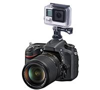 Smatree Complet trépied en Aluminium Vis à SLR Flash de l'appareil Photo Hot Shoe Mount Adapter pour GoPro Max, Hero11,10, 9,8,7,6,5,4, Session, 3, 2, 1, Hero 2018,Caméra d'action