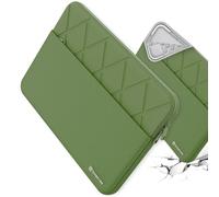 Smatree Housse pour ordinateur portable Lenovo ThinkPad X9 15 Aura Edition Copilot 15,3" avec poche pour accessoires, fermeture éclair YKK, design breveté résistant aux chocs, vert (E424G)