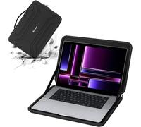 Smatree Housse Rigide pour Ordinateur Portable Compatible avec 16,2 Pouces MacBook Pro M3, MacBook Pro 2023 2021, 15,4 Pouces, Slim & Anti-Choc Sac, Noir