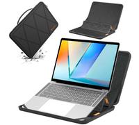 Smatree MS63 Housse de Protection en EVA Rigide avec Support Compatible pour 14 Pouce ASUS Vivobook Flip-14, pour ExpertBook B5 Flip,Zenbook Duo 14/Chromebook Flip CX3,L410/ROG ZephyrusG14