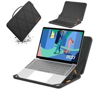 Smatree MS82 Housse de protection en EVA rigide avec support compatible pour 15,6 pouce MSI Modern 15 F13M/A5M/A11M/A11MU/B11M Series, pour MSI Prestige 15 A12UD/A12SC, pour MSI Summit B15 A11M Series