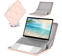 Smatree MS82 Housse Rigide en EVA pour Ordinateur Portable avec Support Compatible avec 15,6 Pouces Lenovo ThinkPad L15 Gen4,pour ThinkBook 15p/15 Gen3/4,IdeaPad 3i,LOQ Essential Gen9,Rose