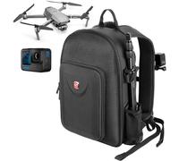 Smatree Sac à Dos Rigide Professionnel Compatible avec DJI Mavic 2 Pro/Mavic 2 Zoom et Gopro Hero 2018 / Gopro Hero 7/6/5/4/3+/3/2/1, Batterie, Chargeur, Télécommande