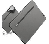 Smatree SlimPro Housse de protection pour ordinateur portable MSI Venture A15/15 AI de 15,6", MSI VenturePro 16 AI, avec poche pour accessoires à accès rapide, design super-angle breveté, gris clair