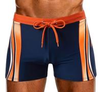 Smatstyle Maillot de Bain Homme Short de Bain Schage Rapide Doublure Boxer Slip de Bain Homme Piscine de Plage avec Réglable Cordon de Serrage Doublure de Compression pour Natation Plonge