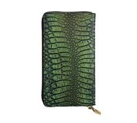 SMAZDFXX Alligator Skin Leather Wallet Personalized Handbag for Women Birthday Anniversary Valentines Gift 4.13 x 7.48 inches