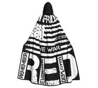 SMAZDFXX Cape à capuche pour papa de l'armée, longueur complète, pour femmes, hommes et adultes, pour Halloween, cosplay