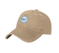 SMAZDFXX Casquette de Baseball Ajustable avec Logo de la Ville et du comté de Nantucket, Massachusetts, pour Femme et Homme, délavée