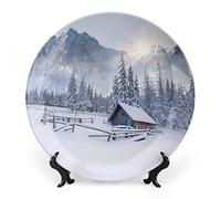 SMAZDFXX Décoration en céramique en forme de bois de cerf, crâne de cerf avec grandes cornes, squelette d'élan, ornement, assiette décorative, accessoire pour dîner, fêtes, mariage
