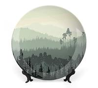 SMAZDFXX Décoration en céramique en forme de bois de cerf, crâne de cerf avec grandes cornes, squelette d'élan, ornement, assiette décorative, accessoire pour dîner, fêtes, mariage