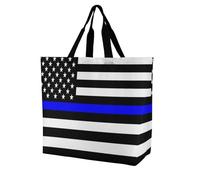 SMAZDFXX Design-23 Sac à provisions réutilisable drapeau de Porto Rico, léger et grande capacité, sac bandoulière pour femmes et hommes