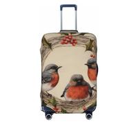 SMAZDFXX Housse de Protection de Valise à imprimé Joyeux Oiseau moqueur, Haute élasticité, Universelle et résistante aux Rayures, pour Hommes et Femmes